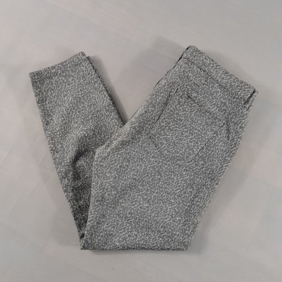 WHISTLES 34 Leopard Print Skinny Jeans Ivory Silver Trousers W34 L27 Ankle - Picture 10 of 10